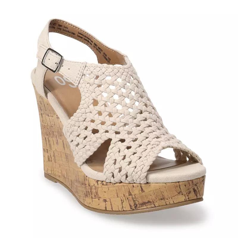 SO Taffy Womens Wedge Sandals Product Image