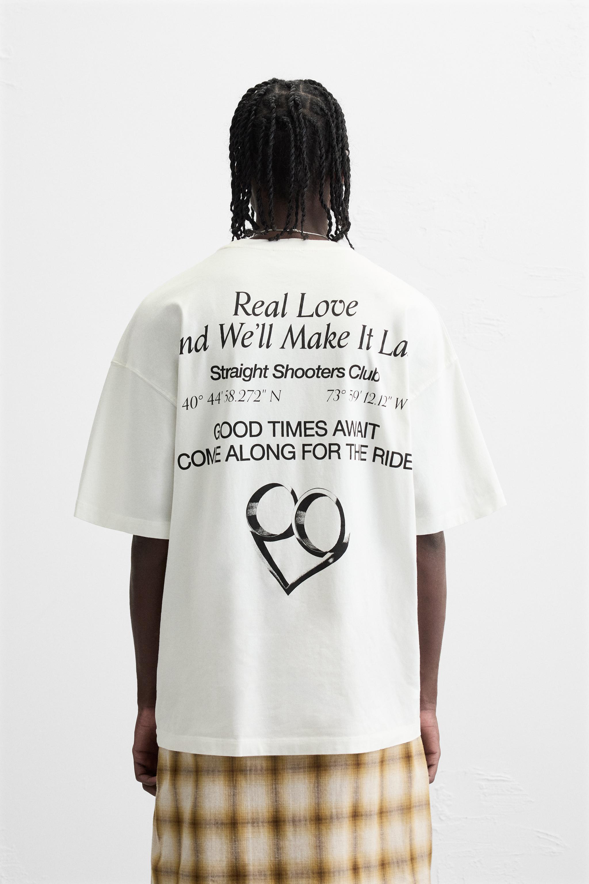 TEXT PRINT T-SHIRT Product Image