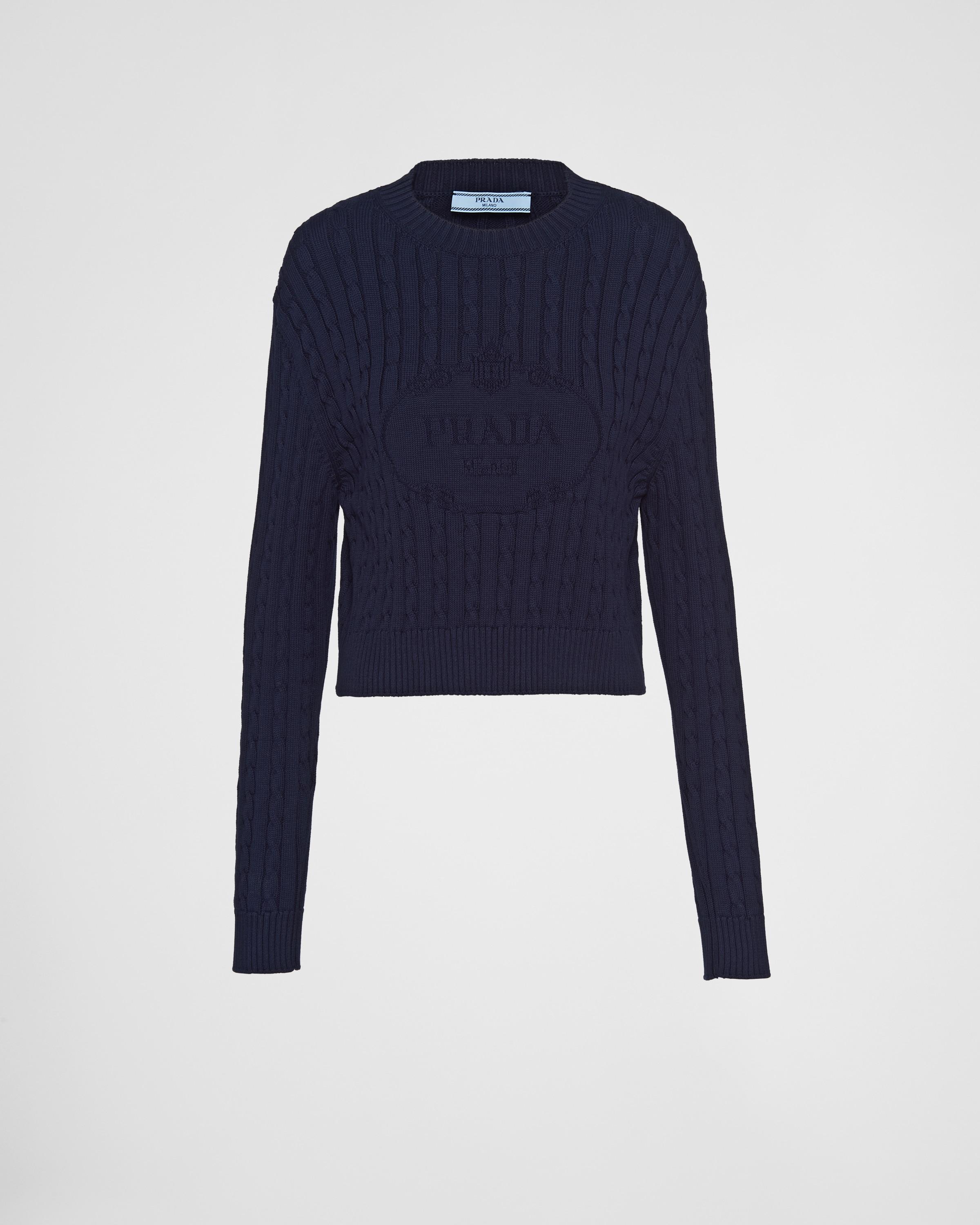 Cotton crew-neck sweater product image