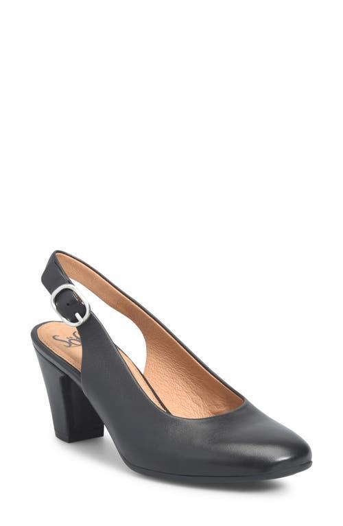 Sofft Lily Rounded Toe Leather Slingback Pumps Product Image