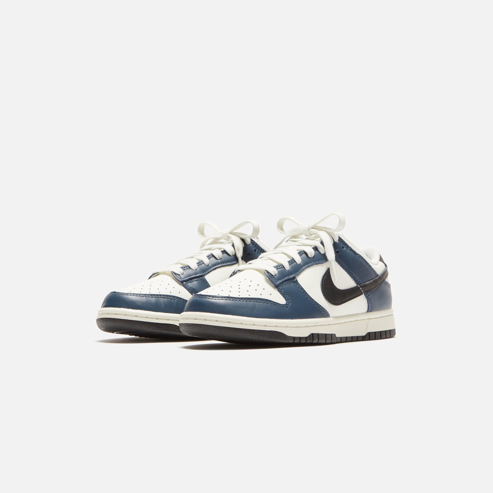 Nike WMNS Dunk Low - Armory Navy / Black / Sail / Coconut Milk Female Product Image