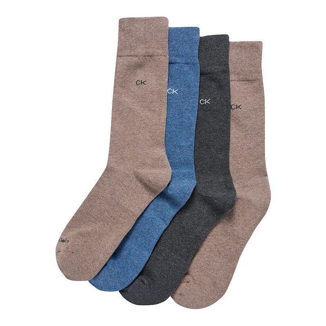 Mens Calvin Klein Hybrid Cushion Dress Sock 4-Pack Product Image