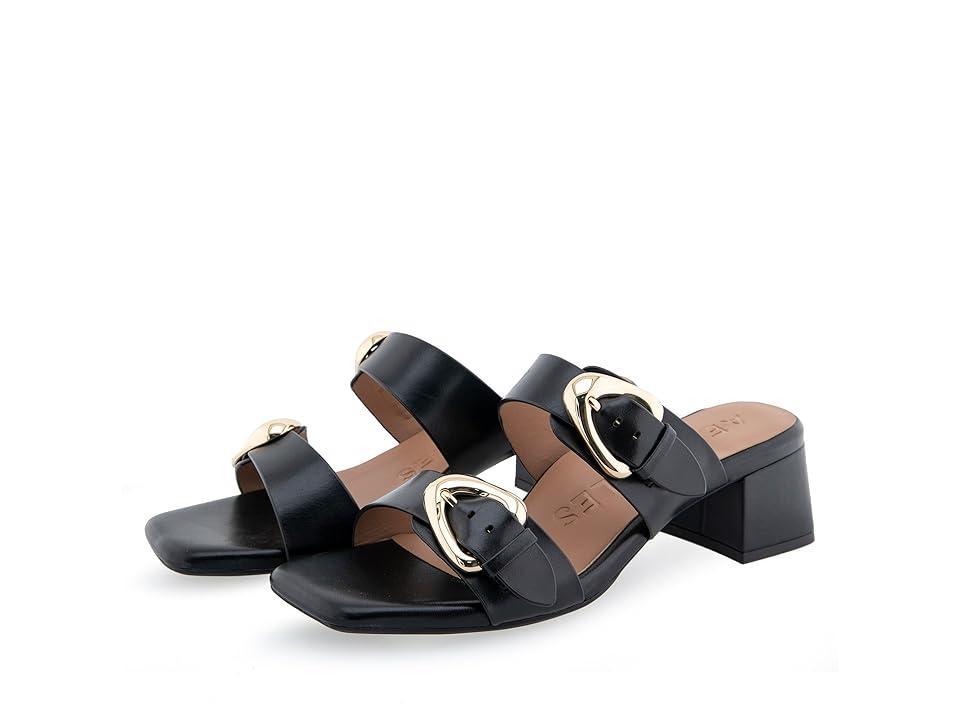 Aerosoles Estella Womens Heeled Leather Slide Sandals Product Image