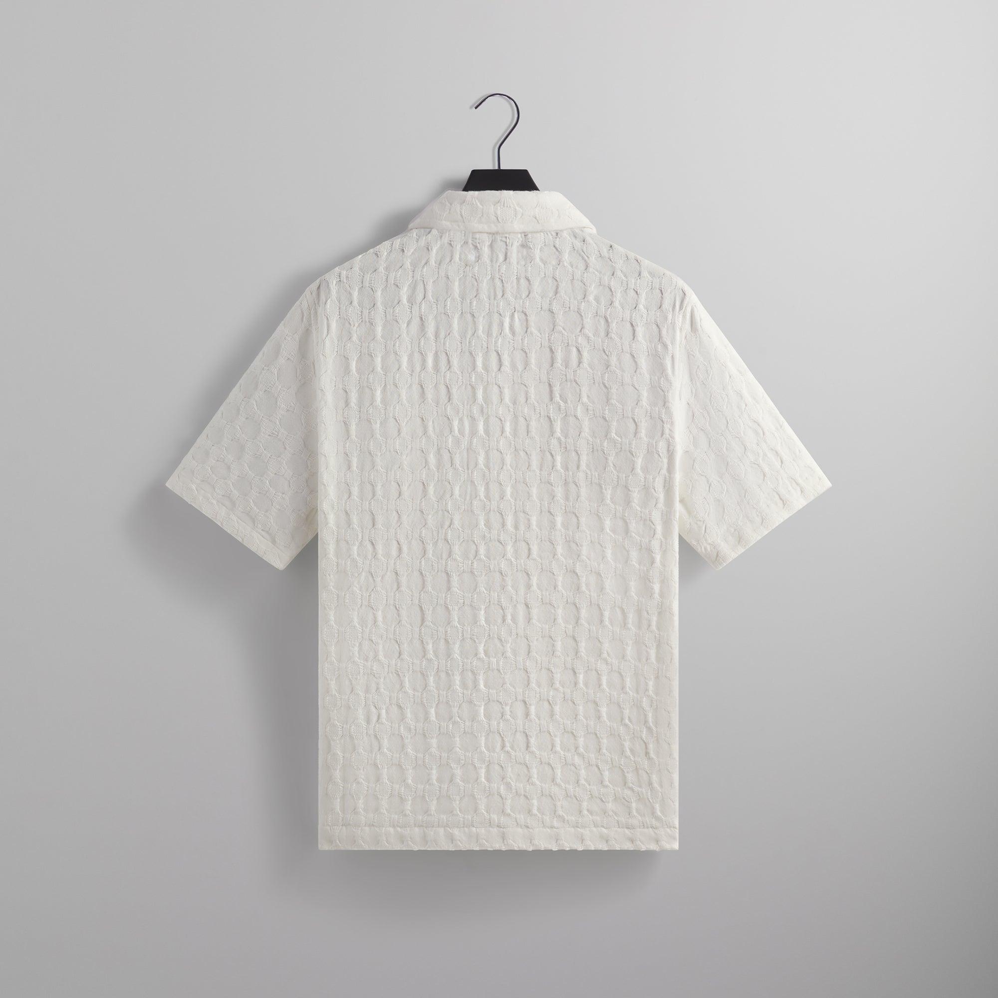 Kith Honeycomb Dobby Boxy Collared Overshirt - Skill Male Product Image