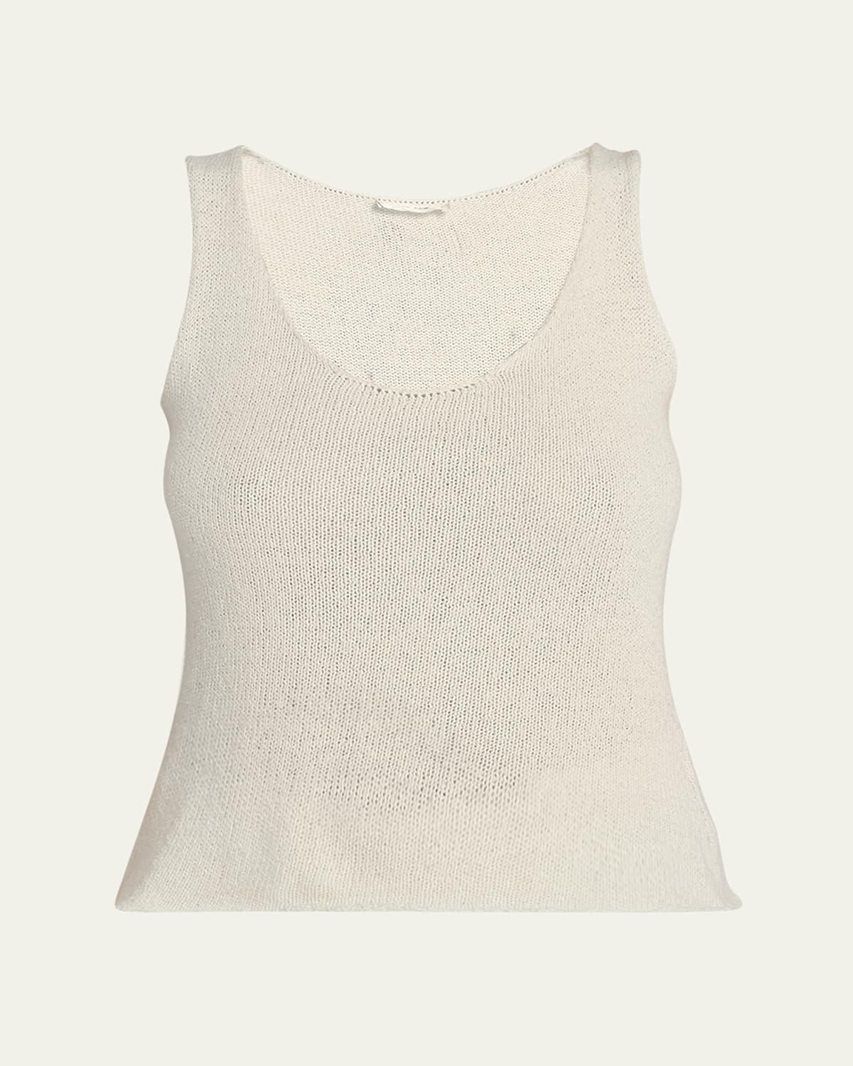 Womens Favana Silk Knit Tank Product Image