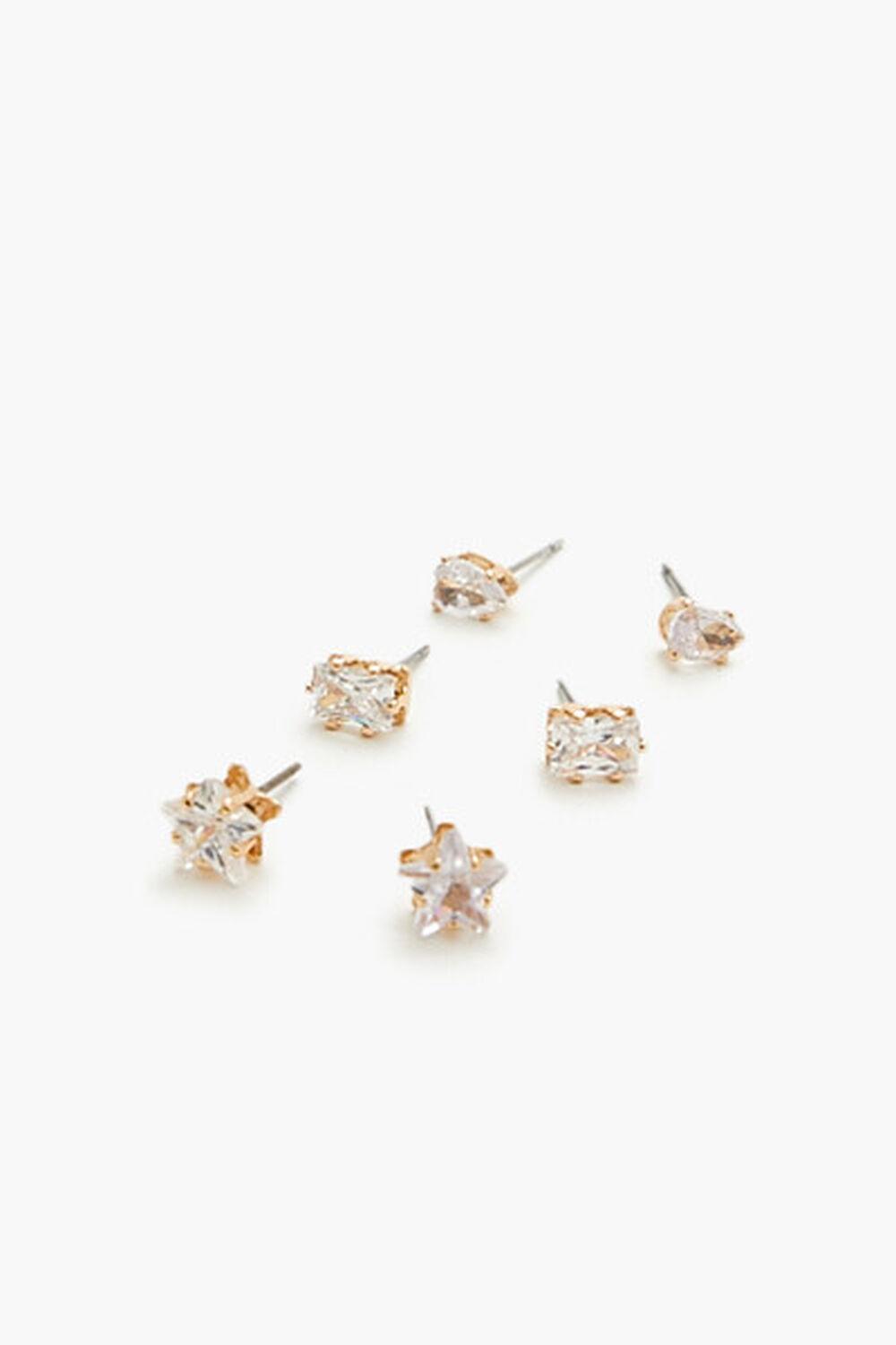 Star Faux Gem Stud Earrings Set | Forever 21 Product Image