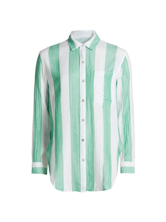 Womens Jaylin Stripe Cotton Shirt Product Image