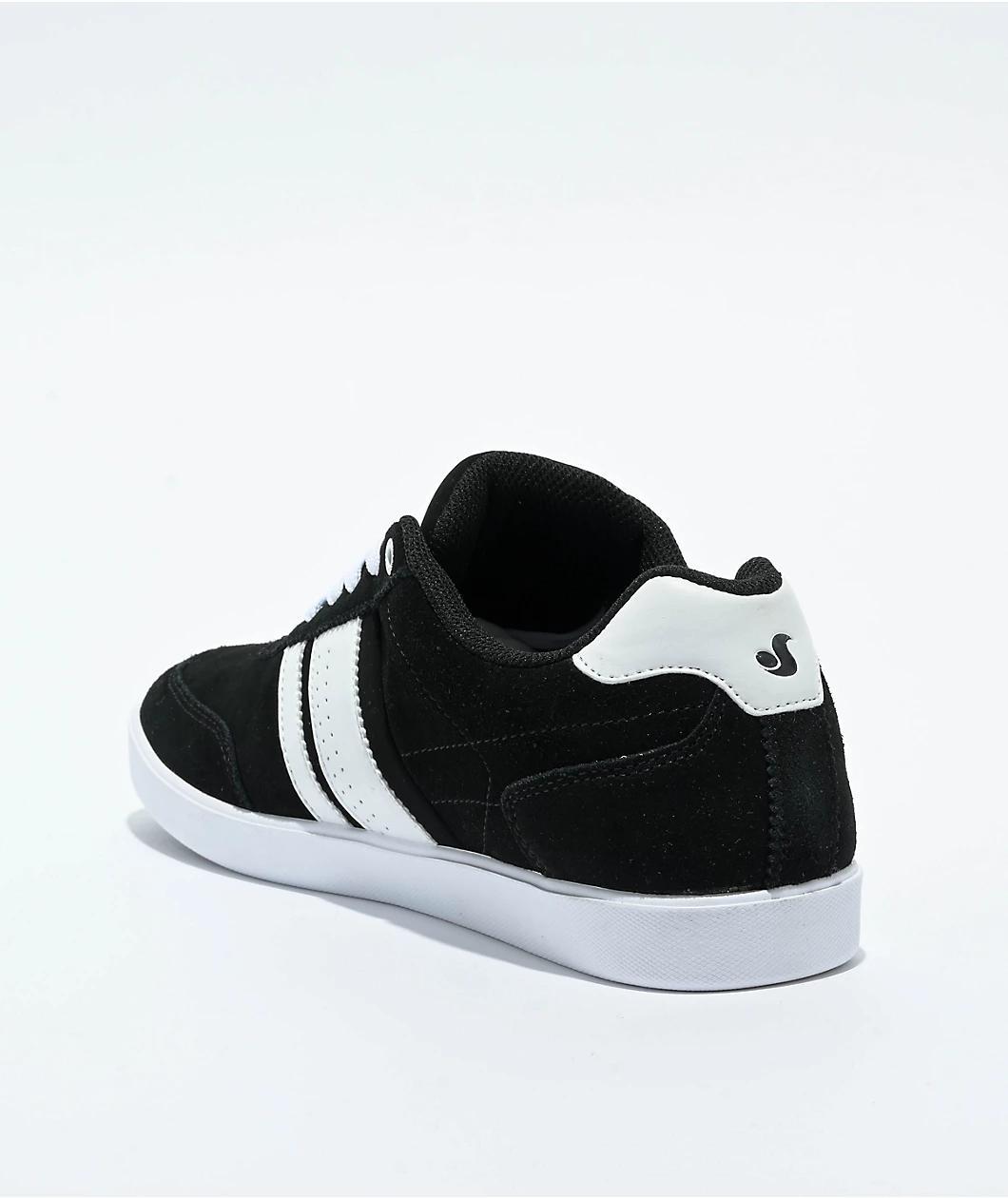 DVS Milan CS Black & White Skate Shoes Product Image