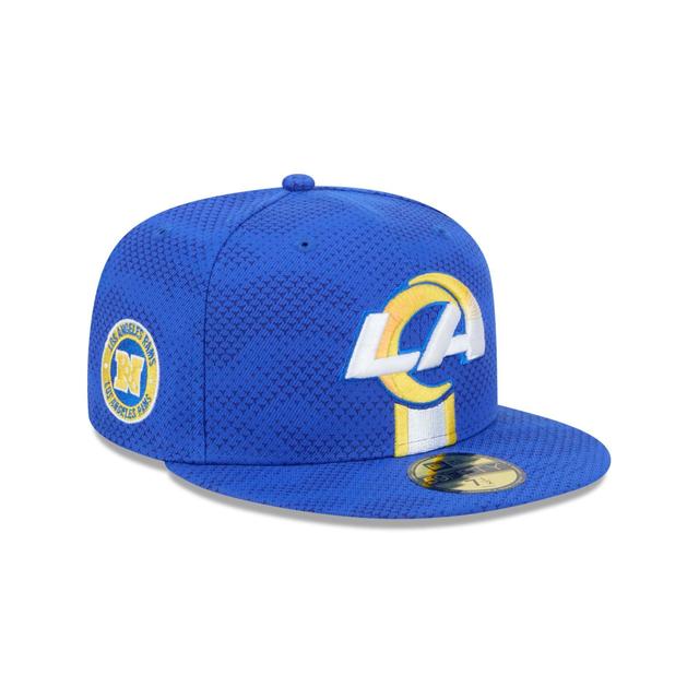 Los Angeles Rams 2024 Sideline 59FIFTY Fitted Hat Male Product Image