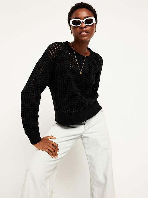 Open-Stitch Sweater Product Image