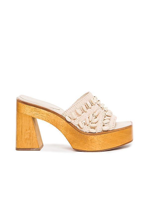 Knox Raffia Bead Mule Sandals Product Image