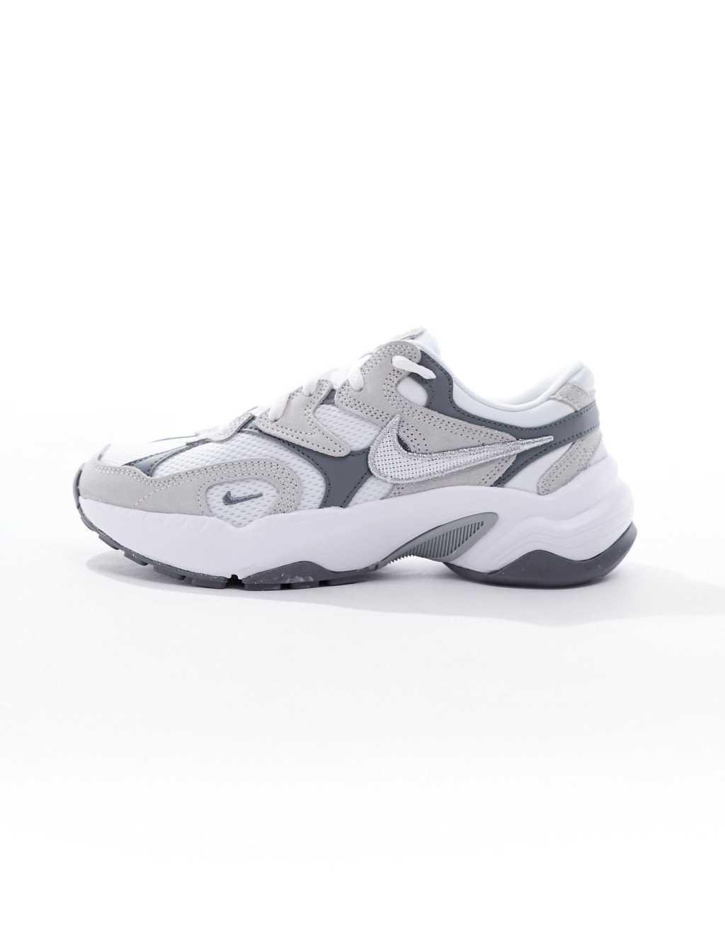 Nike Runninspo sneakers in gray and white detail  Product Image