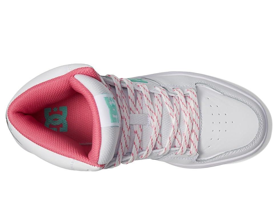 DC Cure High-Top Pink/Turquoise) Women's Shoes Product Image