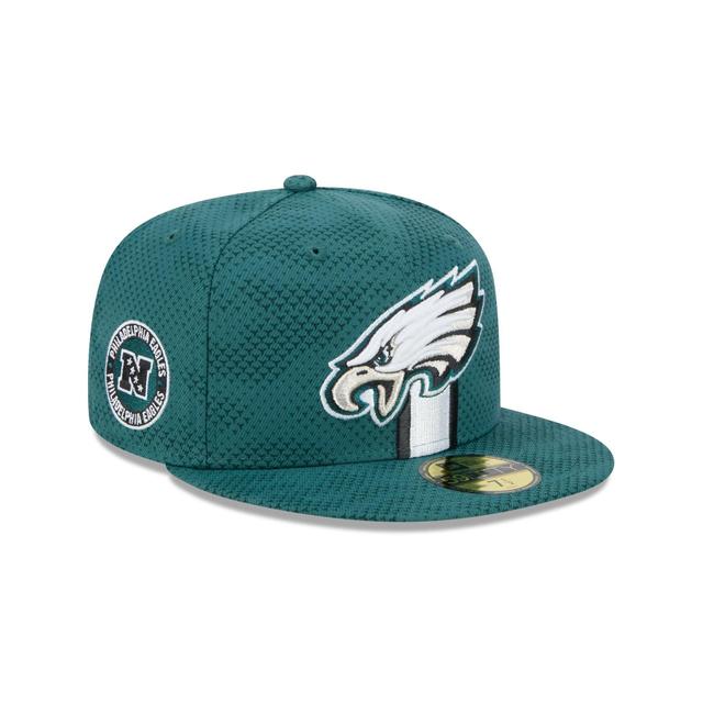 Philadelphia Eagles 2024 Sideline 59FIFTY Fitted Hat Male Product Image