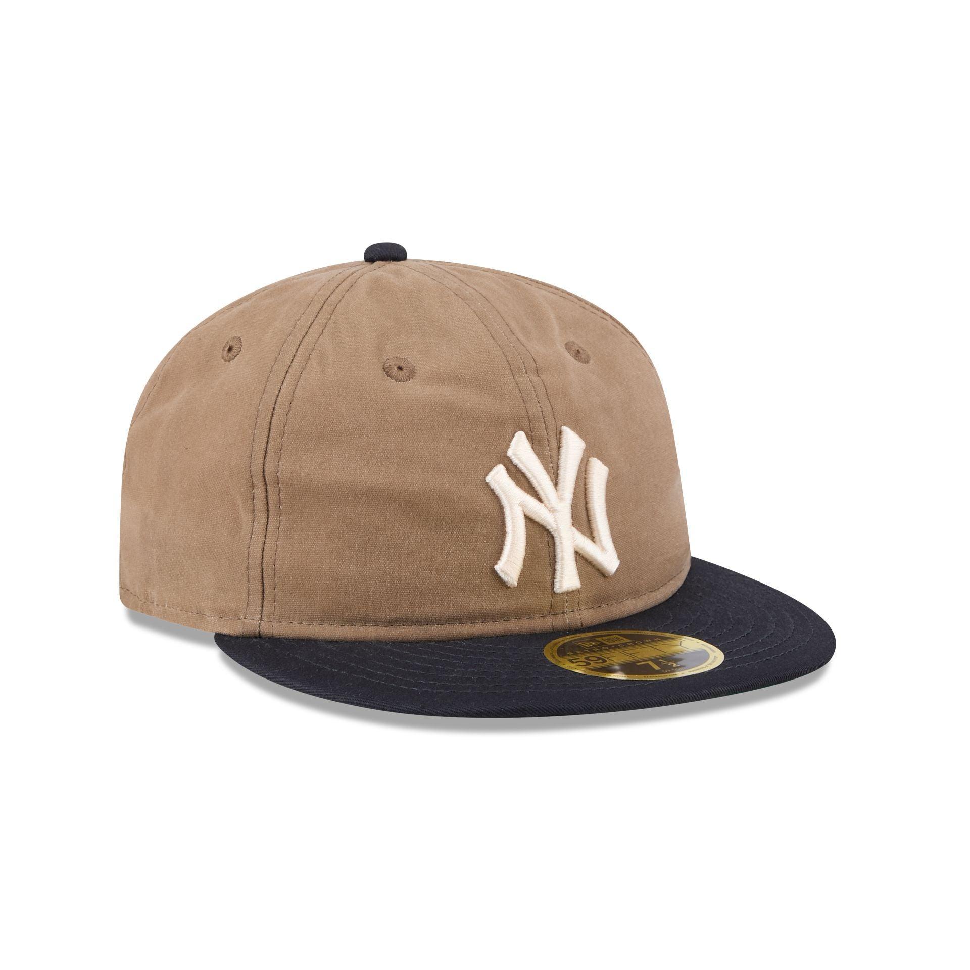 New York Yankees Wax Canvas Retro Crown 59FIFTY Fitted Hat Male Product Image