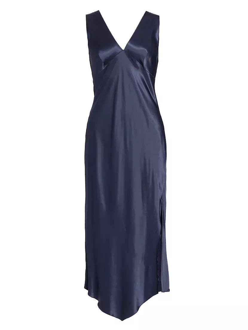 Monique Satin-Backed Crepe Midi-Dress Product Image