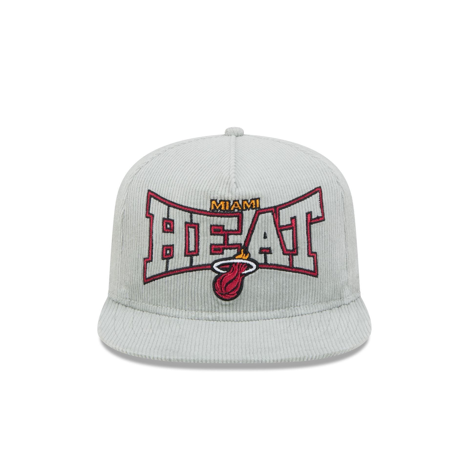 Miami Heat Gray Cord Golfer Hat Male Product Image