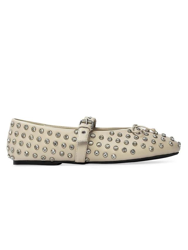 Womens Mimi Studded Ballerina Flats Product Image