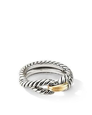 Womens Cable Loop Band Ring in Sterling Silver Product Image