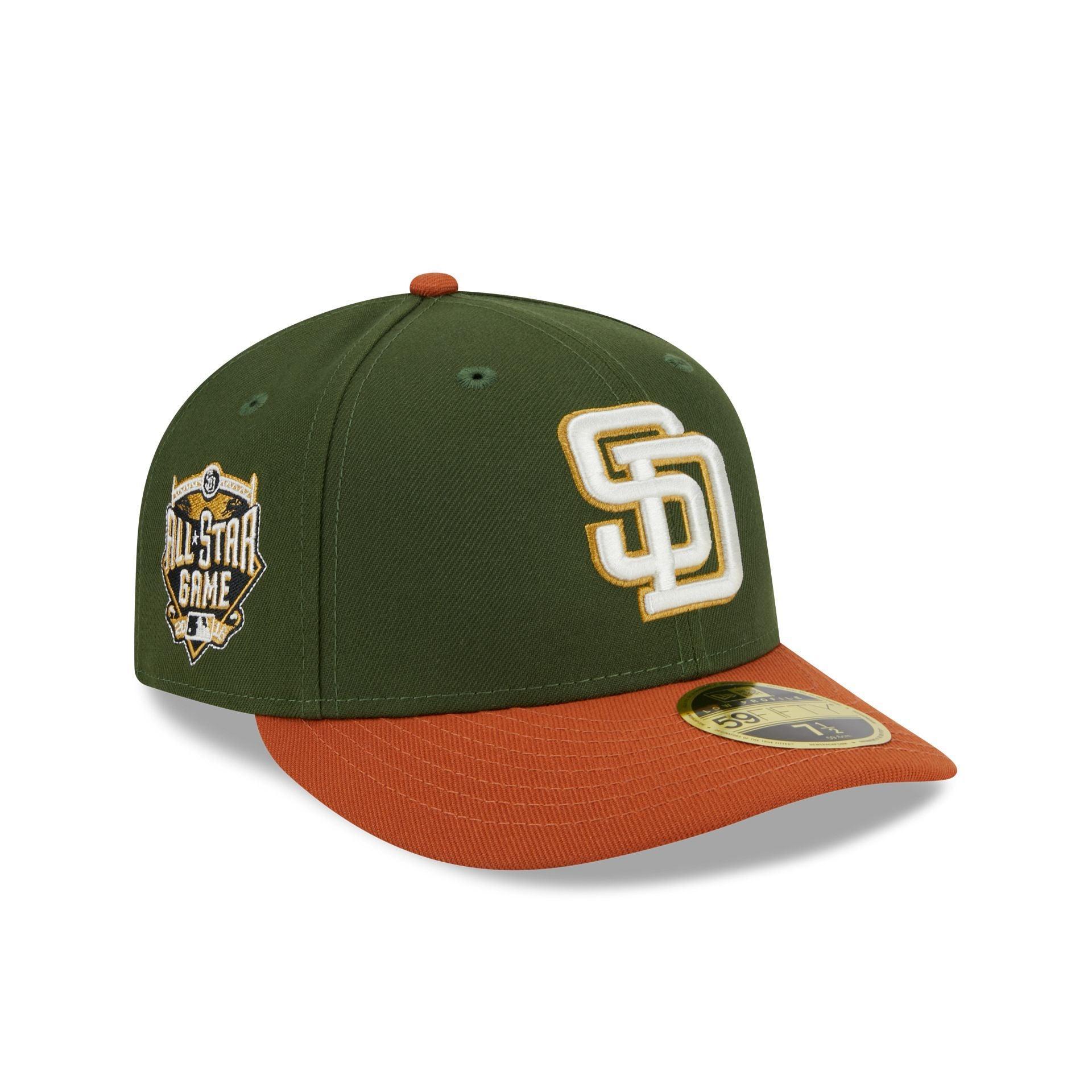 San Diego Padres Scarlet Low Profile 59FIFTY Fitted Hat Male Product Image