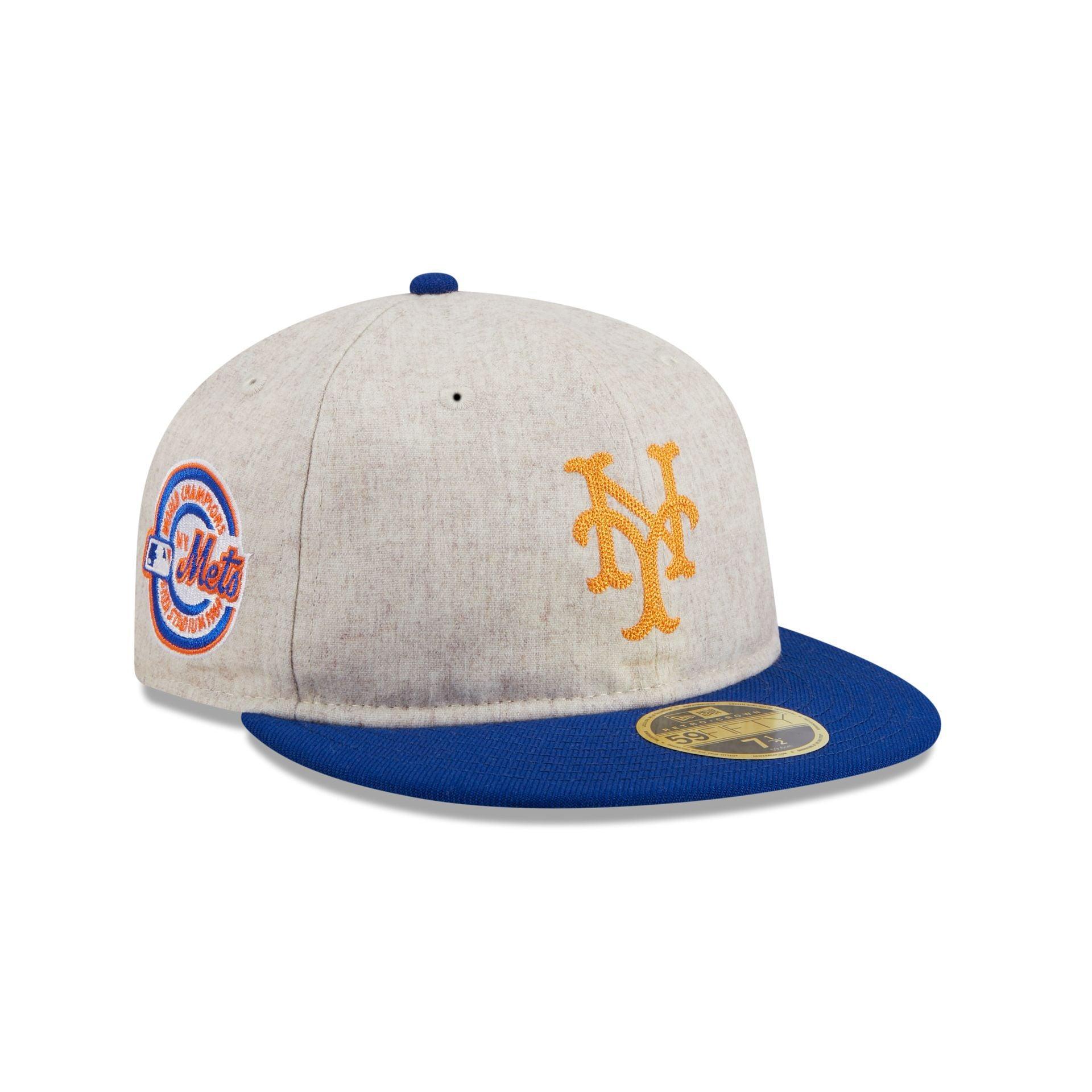 New York Mets Melton Wool Retro Crown 59FIFTY Fitted Hat Male Product Image