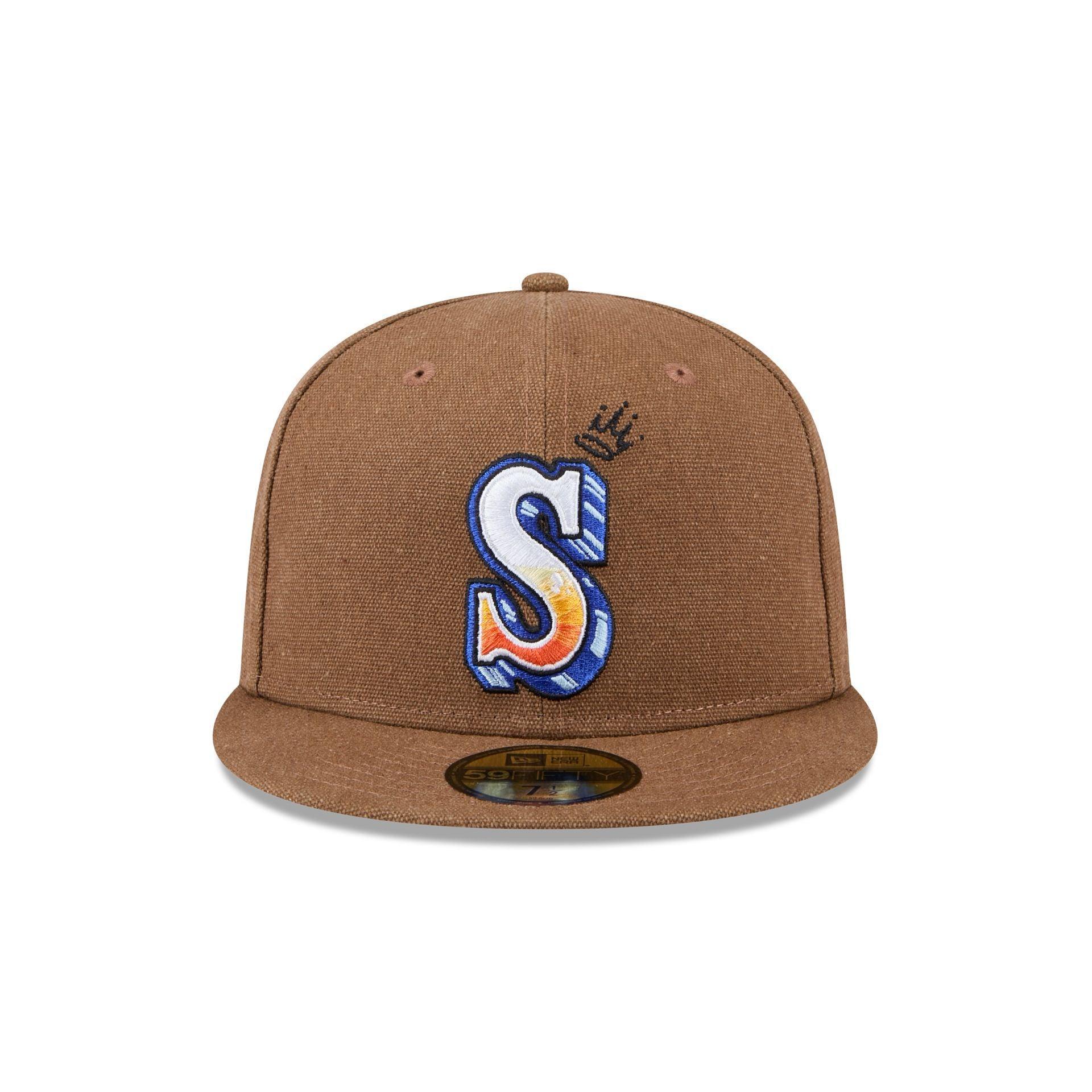 Seattle Mariners Logo Scribble 59FIFTY Fitted Hat Male Product Image