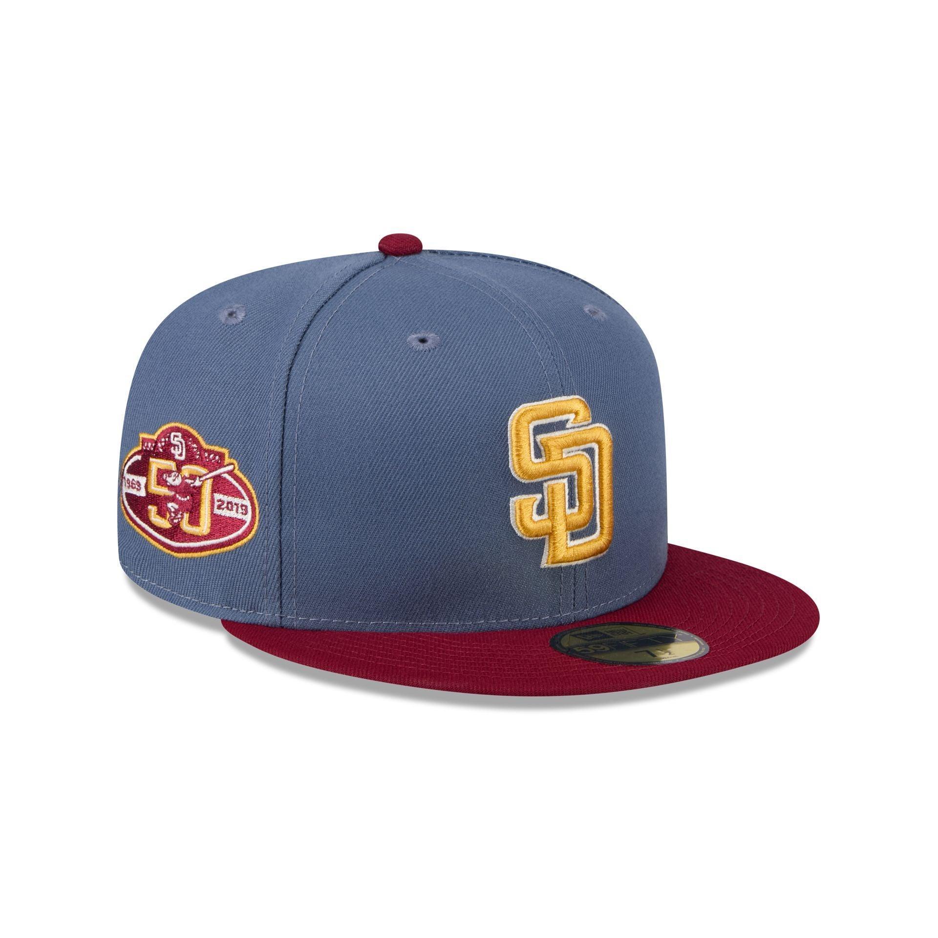 San Diego Padres Deep Blue 59FIFTY Fitted Hat Male Product Image