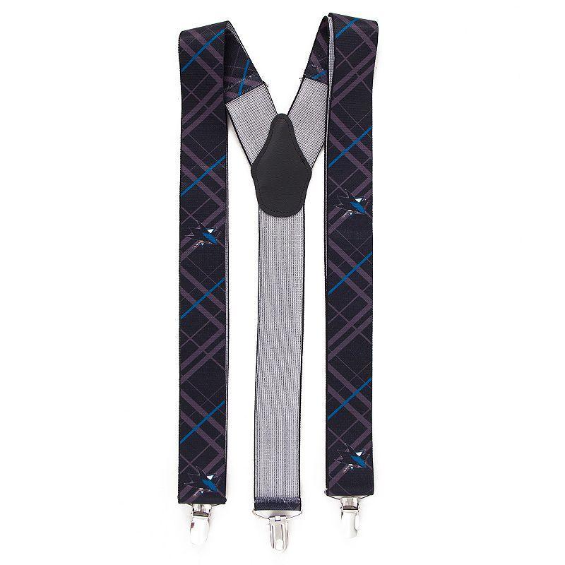 Men's Black San Jose Sharks Suspenders Product Image