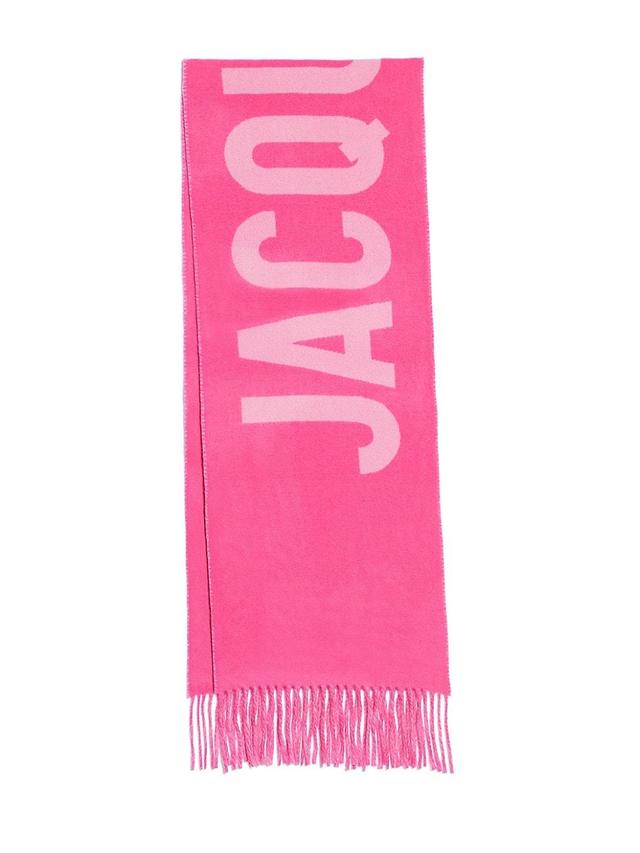 Womens Wool Logo Scarf Product Image