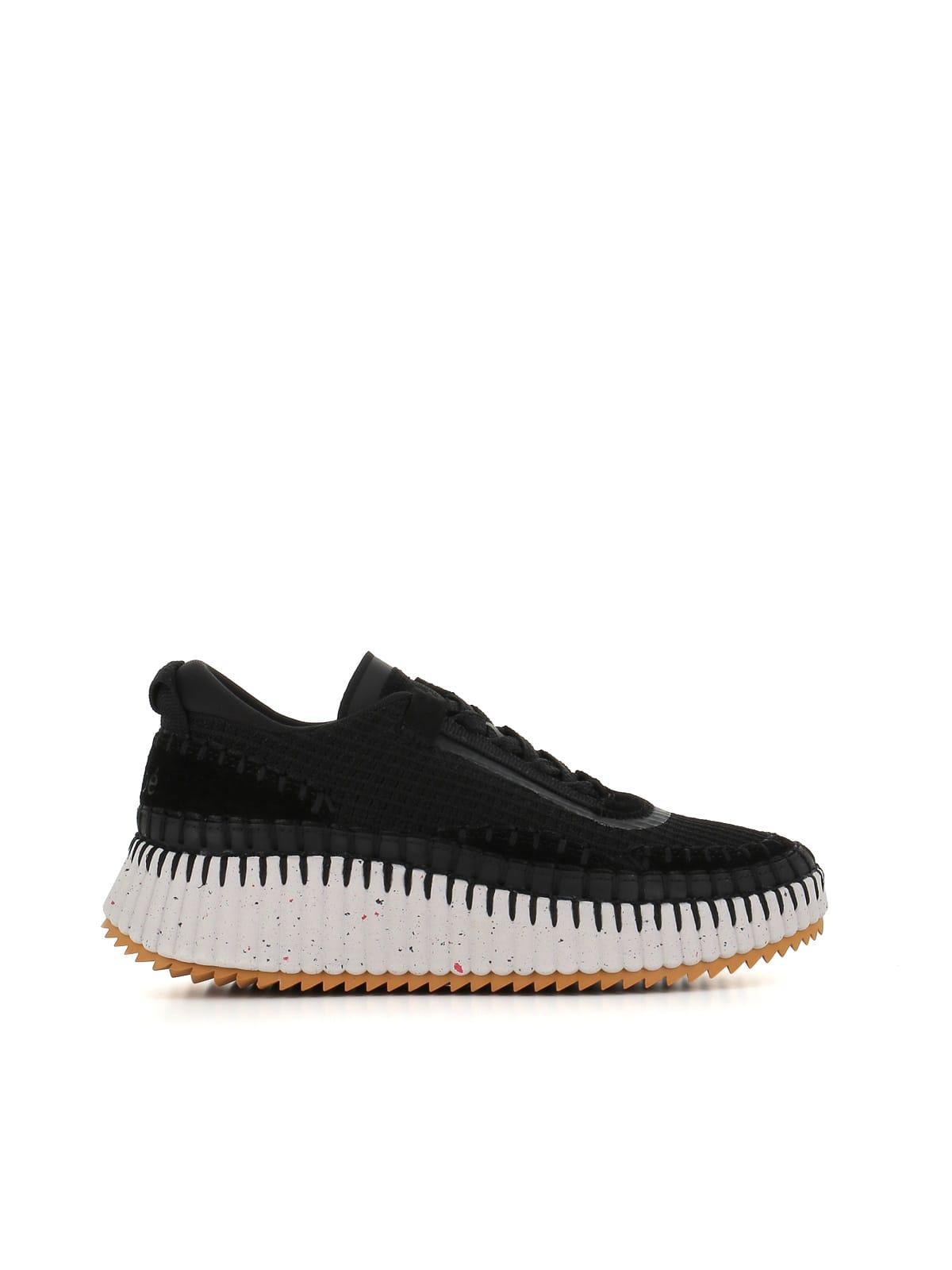 CHLOÉ Nama Woman Sneakers In Black Product Image