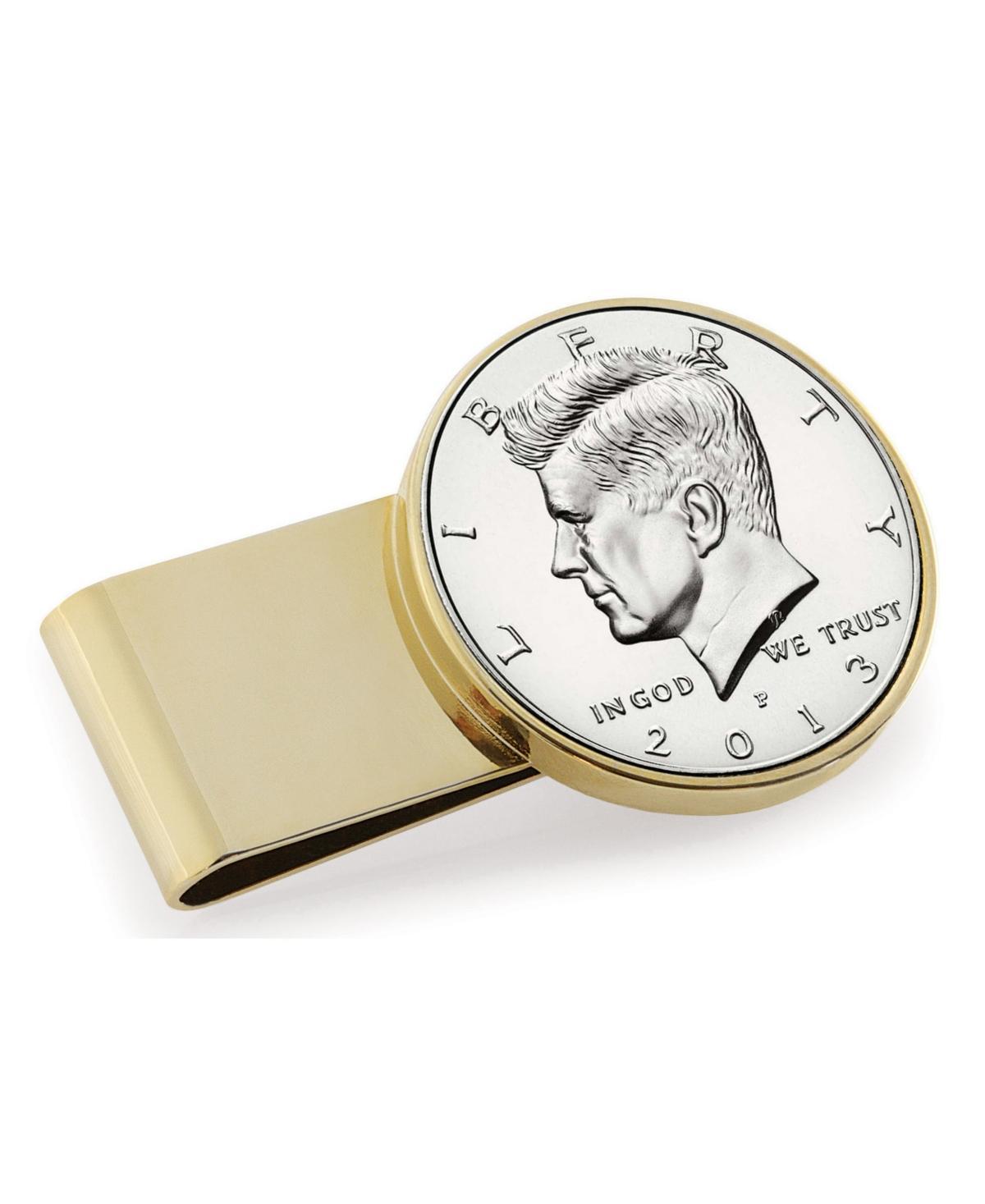 Mens American Coin Treasures Proof Jfk Half Dollar Stainless Steel Coin Money Clip Product Image