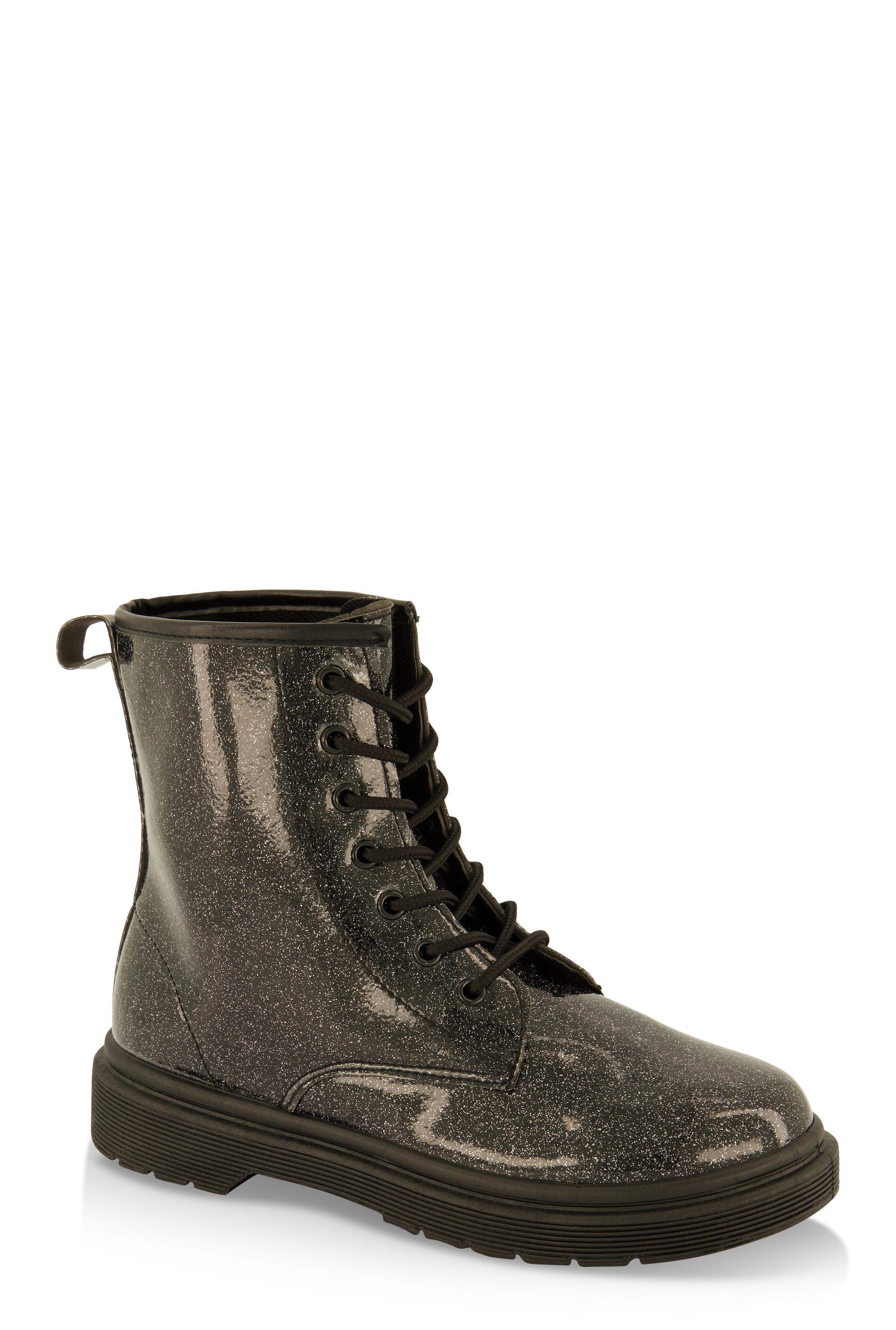 Womens Girls Lace Up Combat Boots product image