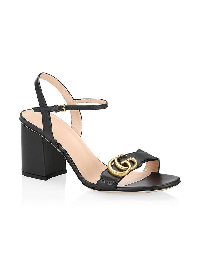 Womens Marmont GG Ankle-Strap Sandals Product Image