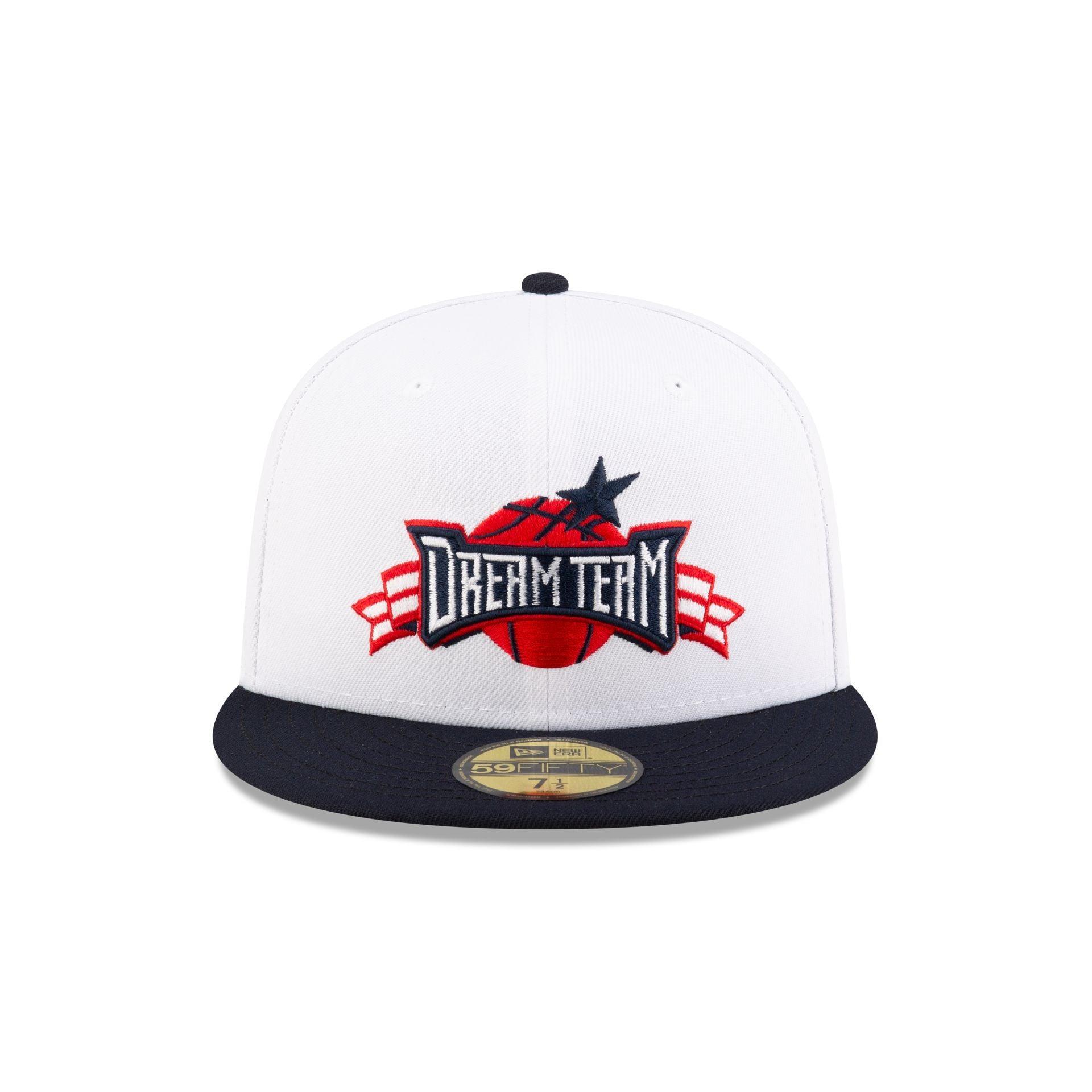 Dream Team Optic White 59FIFTY Fitted Hat Male Product Image