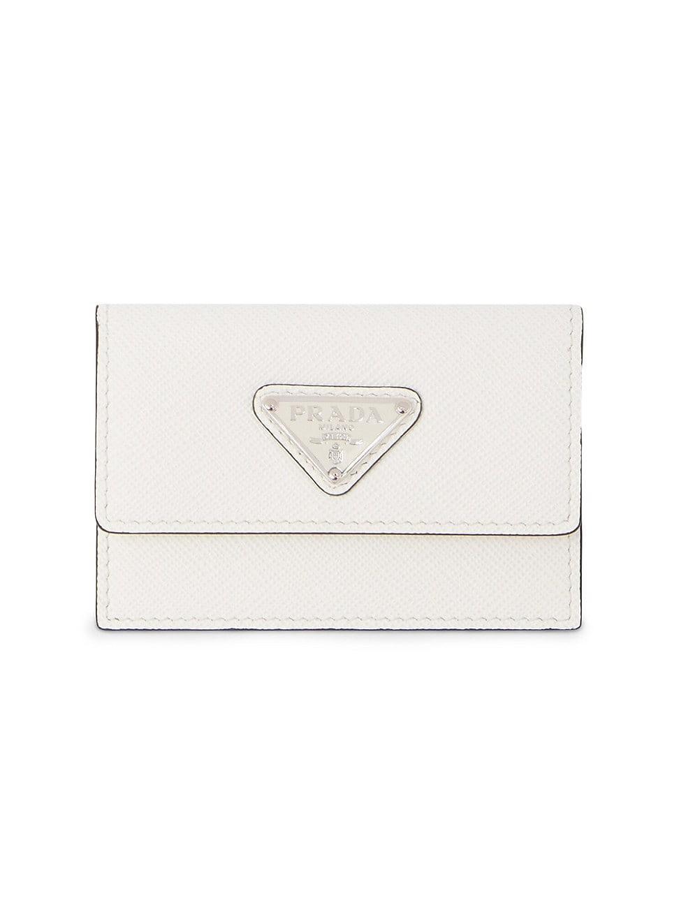 Mens Saffiano Leather Card Holder Product Image