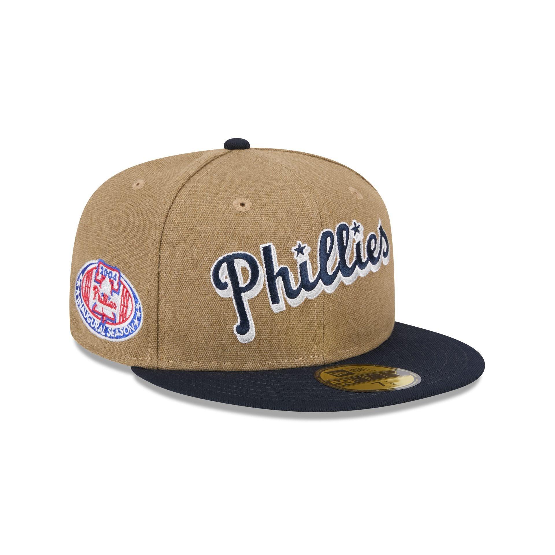 Philadelphia Phillies Canvas Crown 59FIFTY Fitted Hat Male Product Image