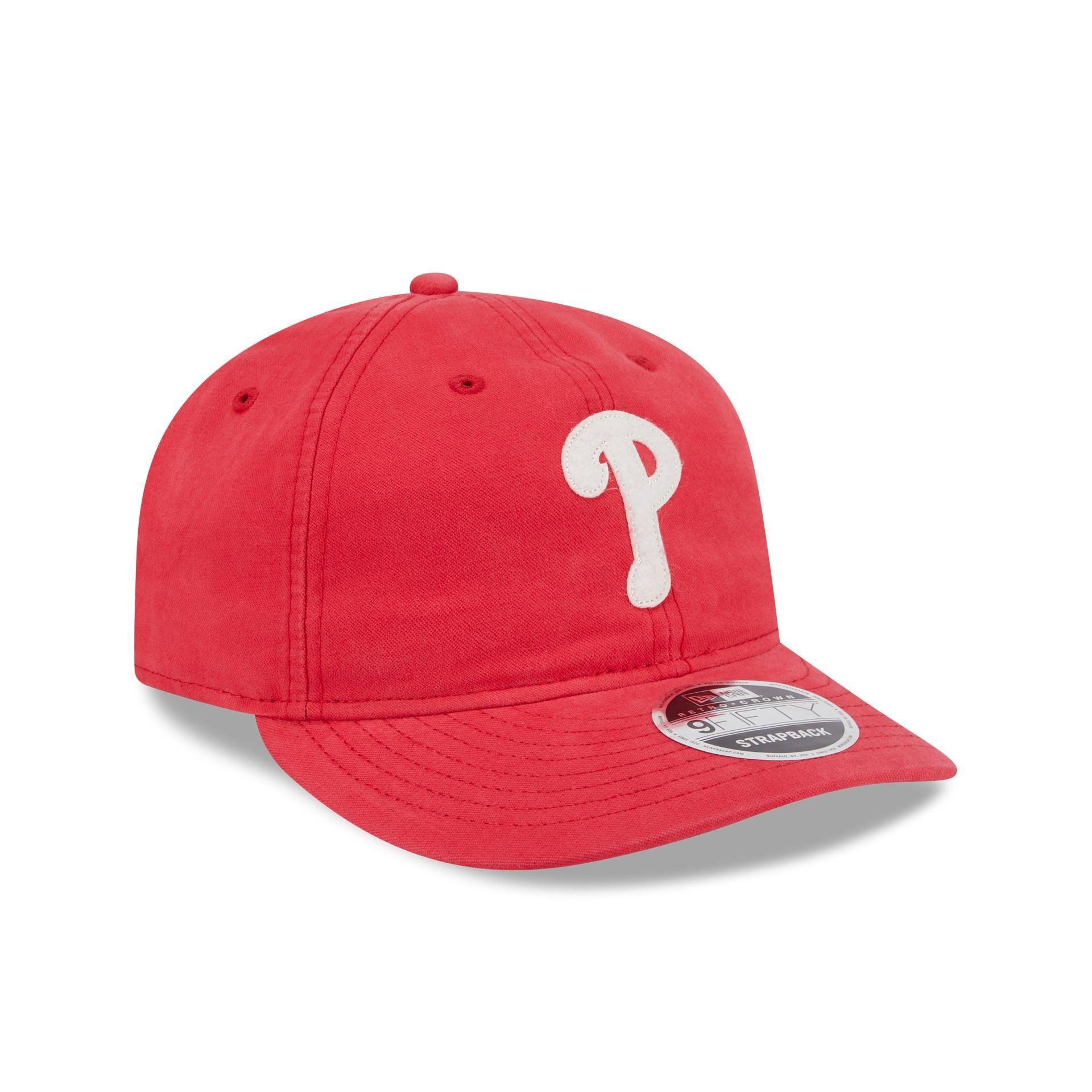 Philadelphia Phillies Canvas Felt Retro Crown 9FIFTY Adjustable Hat Male Product Image