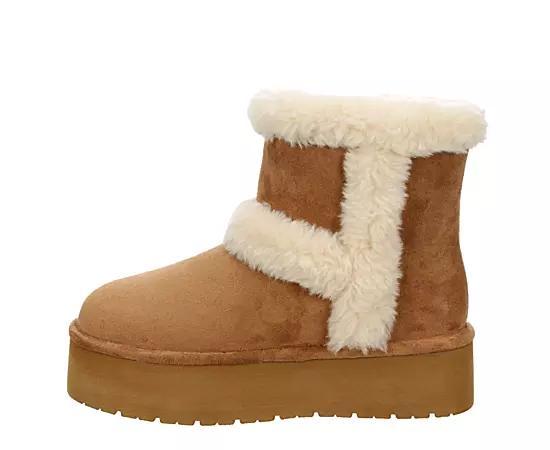 Madden Girl Womens Everett Fur Boot Product Image