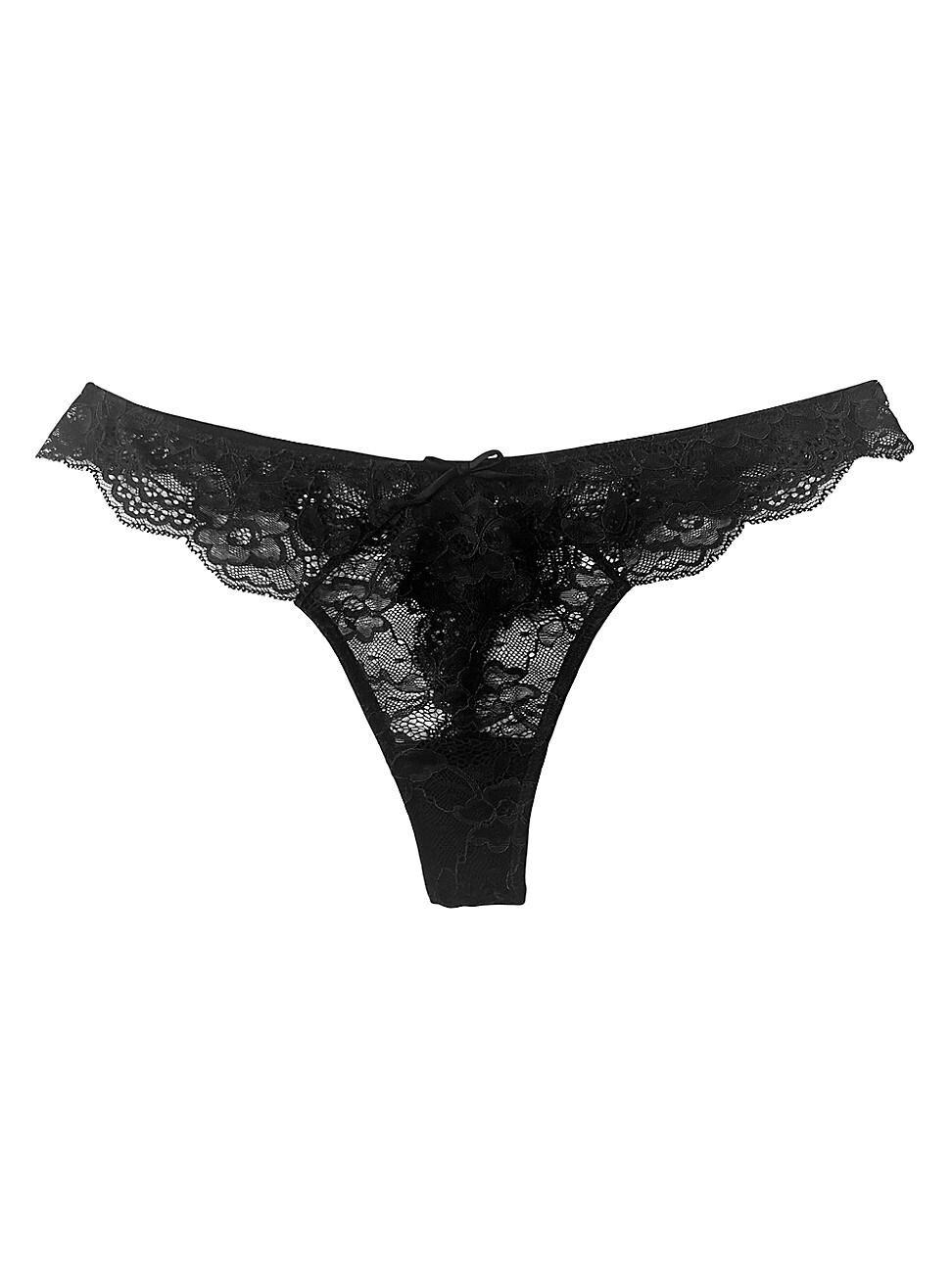 Womens Naomi Lace Thong Product Image