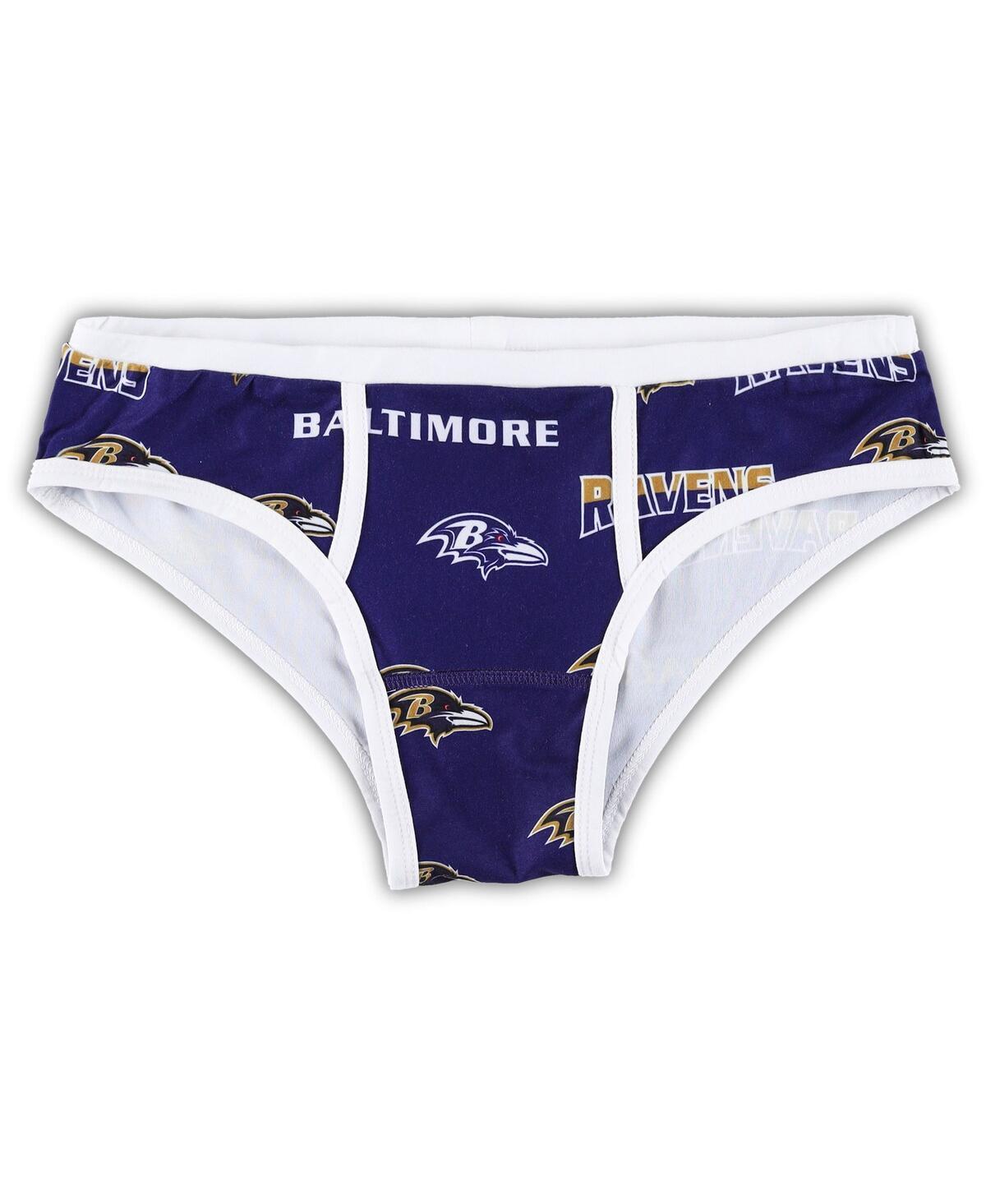 Womens Concepts Sport Baltimore Ravens Breakthrough Allover Print Knit Panty Product Image