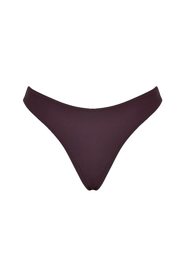 Capri Cacao High Leg Bikini Bottom Product Image