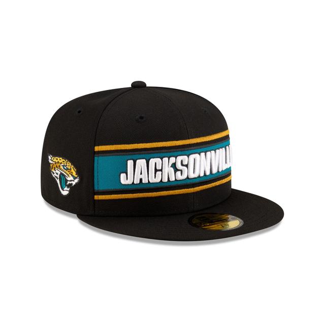 Jacksonville Jaguars 2024 Sideline Black 59FIFTY Fitted Hat Male Product Image