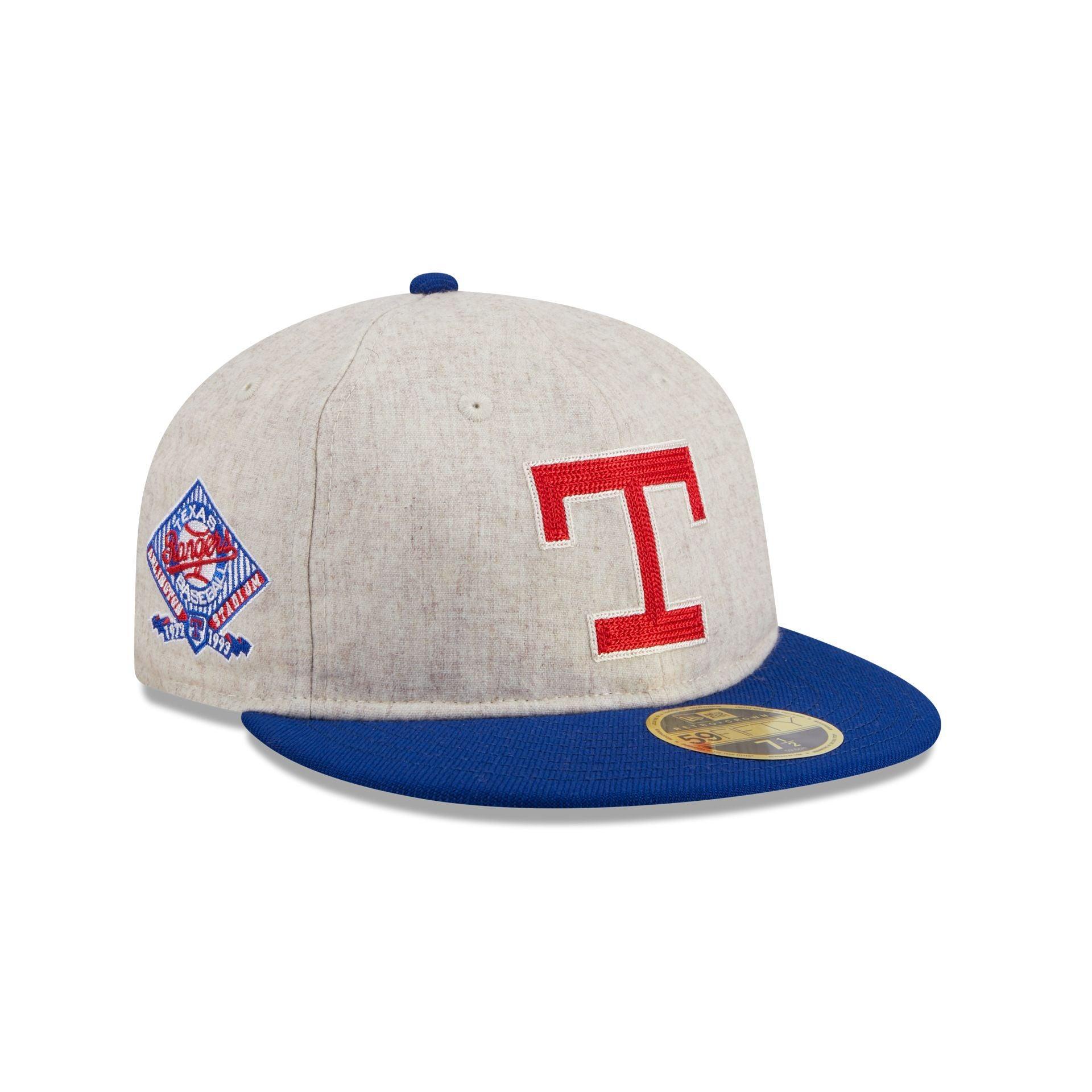 Texas Rangers Melton Wool Retro Crown 59FIFTY Fitted Hat Male Product Image