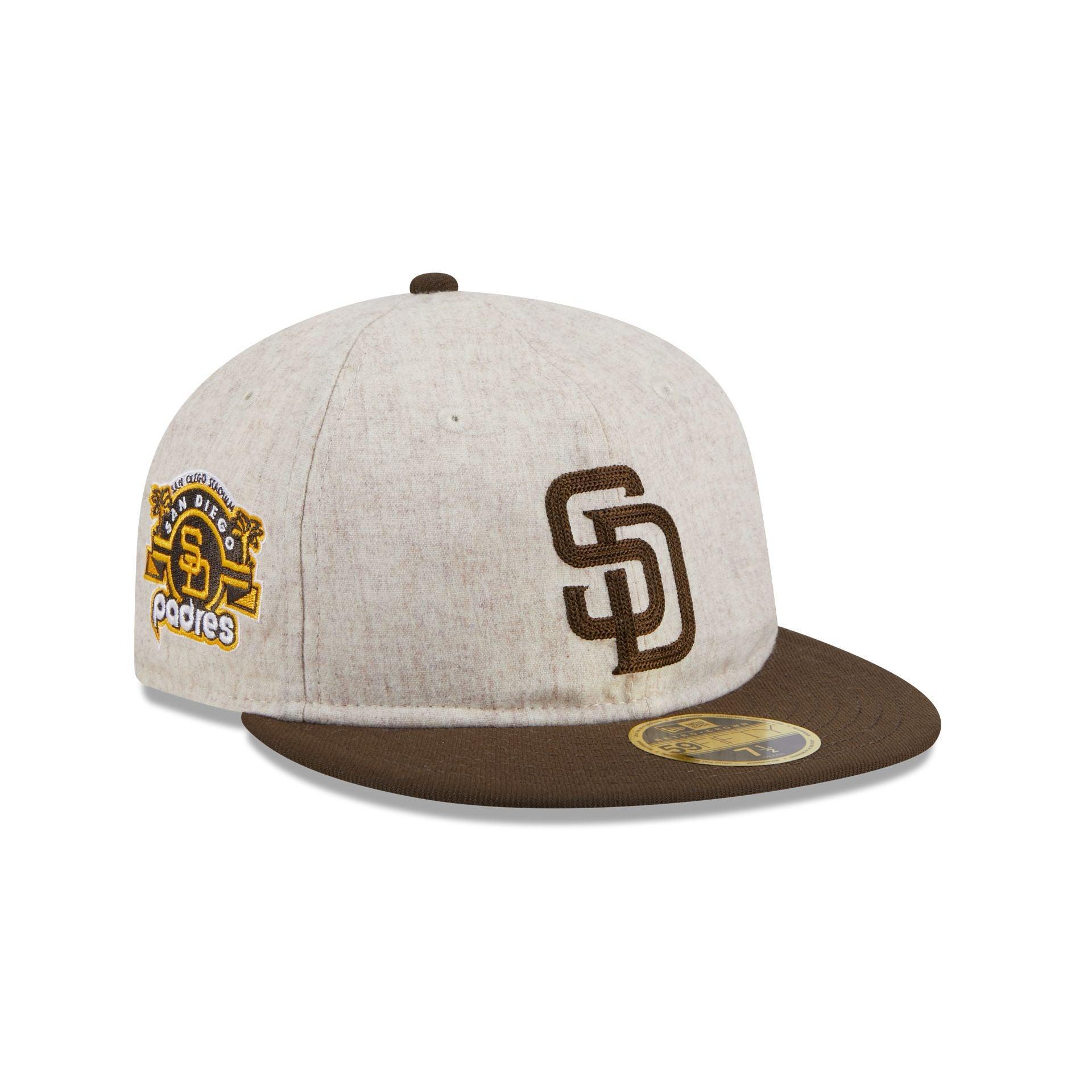 San Diego Padres Melton Wool Retro Crown 59FIFTY Fitted Hat Male Product Image