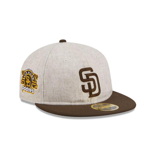 San Diego Padres Melton Wool Retro Crown 59FIFTY Fitted Hat Male Product Image