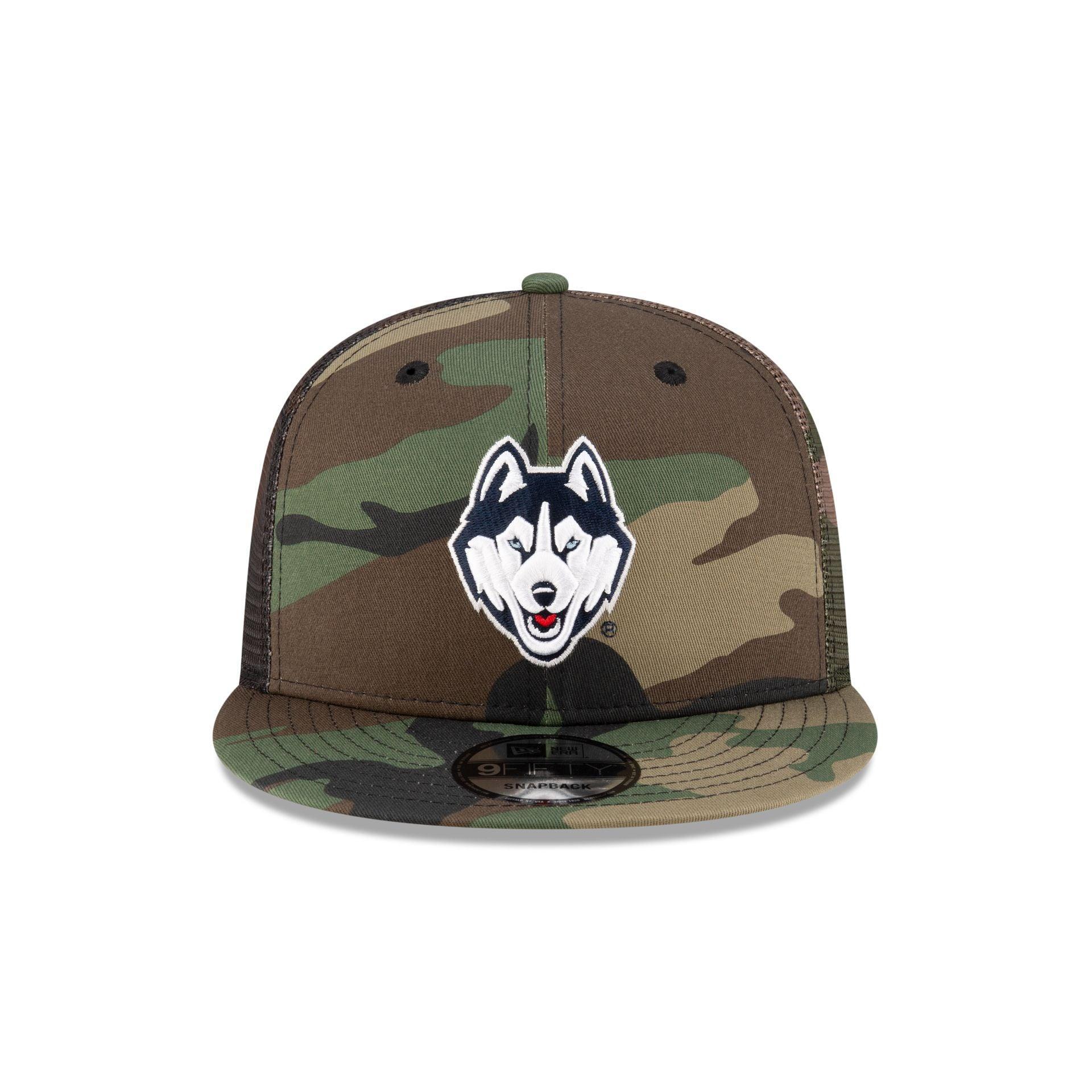 Connecticut Huskies Camo 9FIFTY Trucker Hat Male Product Image