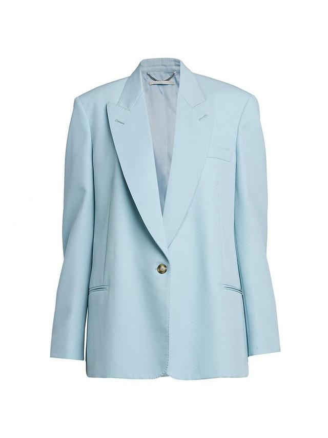 Womens Oversized Wool Blazer Product Image