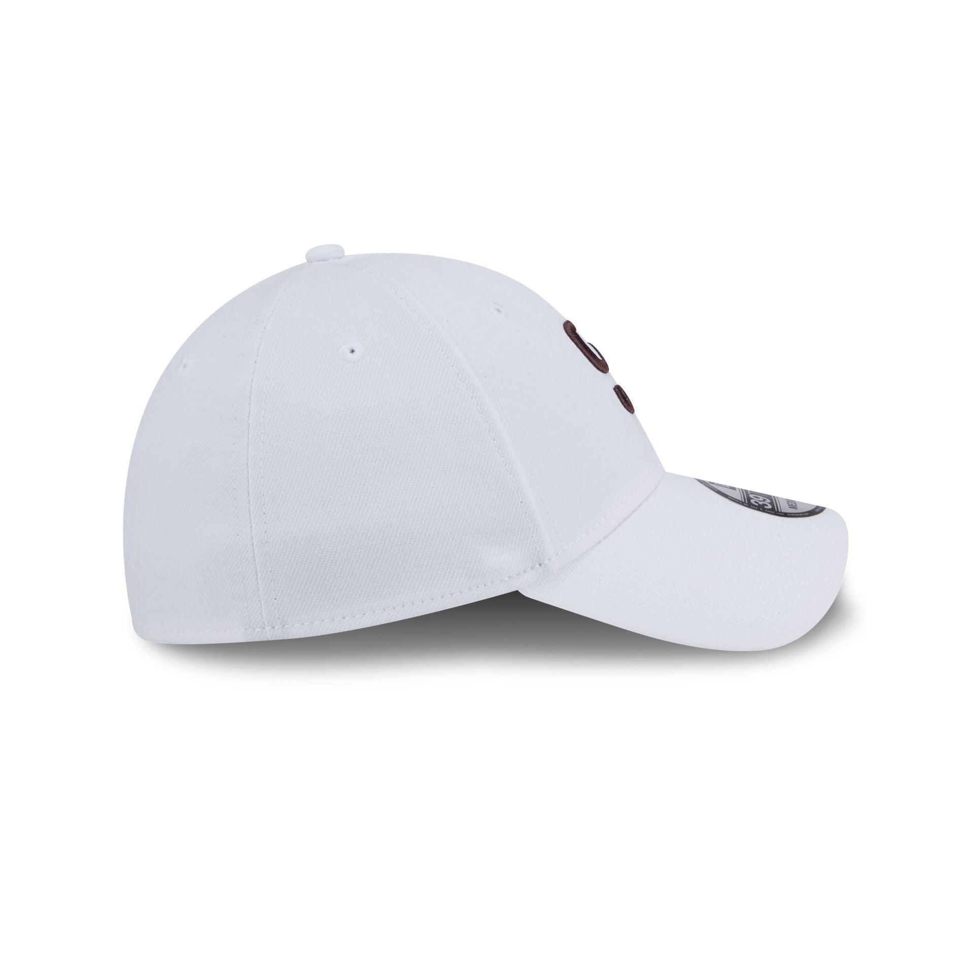 Los Angeles Angels Optic White 39THIRTY Stretch Fit Hat Male Product Image