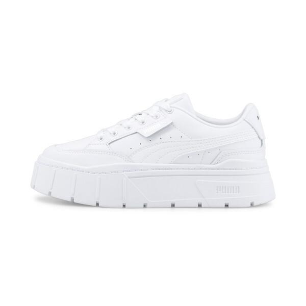 PUMA Mayze Stack Leather Women's Sneakers Product Image