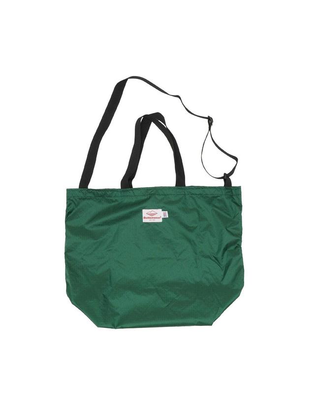 Packable Tote / Forest Green x Black Product Image